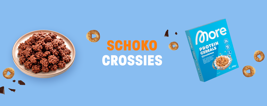 Zuckerreduzierte Schoko Crossies