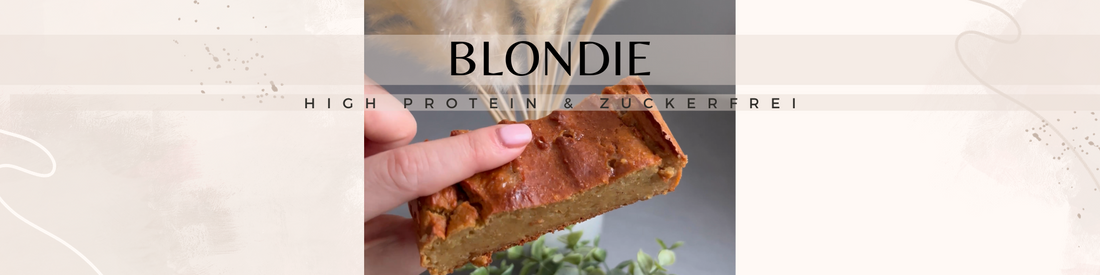 Rezept Blondie: High Protein & zuckerfrei