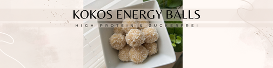 Rezept Kokos Energy Balls: High Protein & zuckerfrei