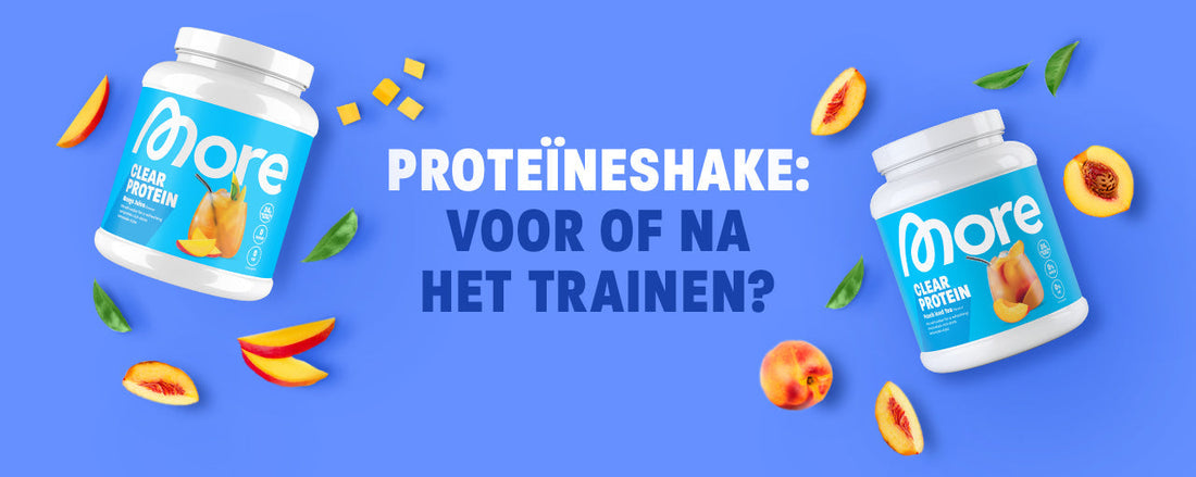 Eiwitshake vóór of na de training: wat is beter?
