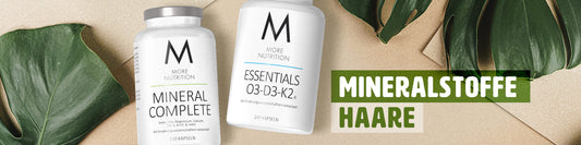 Mineralstoffe für die Haare