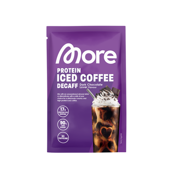 Protein Iced Coffee · Decaff Dark Chocolate Lover
