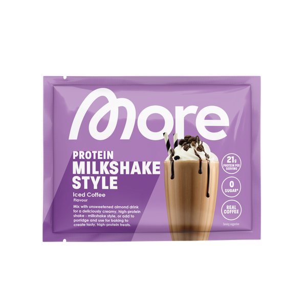 More Protein · Milkshake Style Iced Coffee